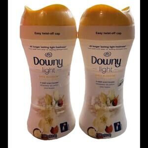 (2) Pack Downy Light Shea Blossom In Wash Scent Booster No Heavy Parfum 5.0 Each